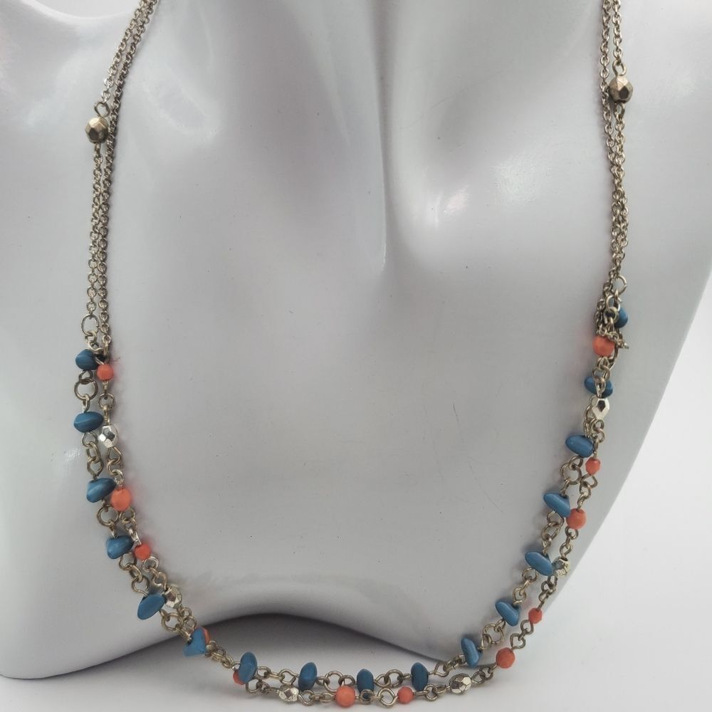 Native jumble beaded necklace N1121